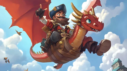 Flying High: A Pirate's Dragon Ride