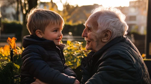 Generational Love: A Grandchild's Affection