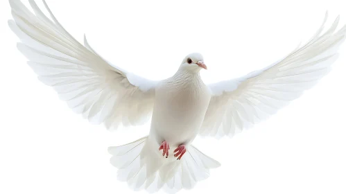 Dove with Open Wings