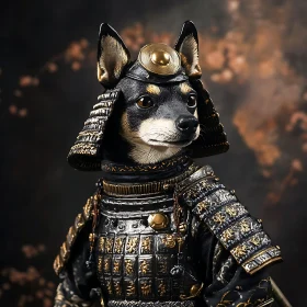 Canine Samurai: A Loyal Protector