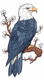 Bald Eagle Illustration