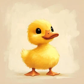 Charming Duckling Art Portrait