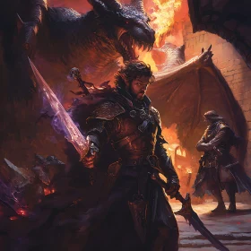 Magical Sword and Dragon Guardian