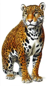 Regal Jaguar in Naturalistic Detail