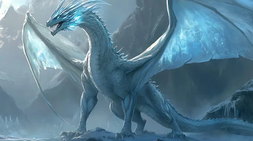 Winter Dragon: Guardian of the Frozen Peaks