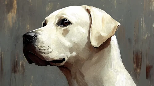 Artistic Dog Side Profile