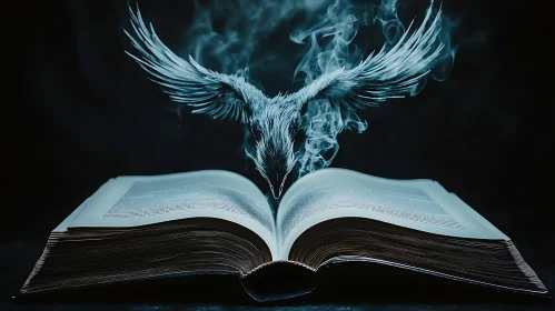 Mythical Phoenix Emerges From Ancient Book