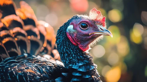 Detailed Turkey Bird Photography