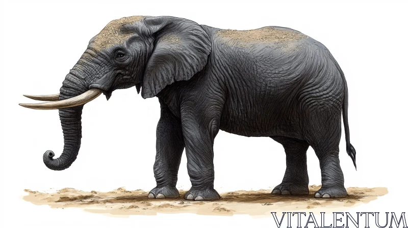 Giant Elephant Artwork AI Image