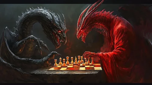 Chess Game Between Dragons