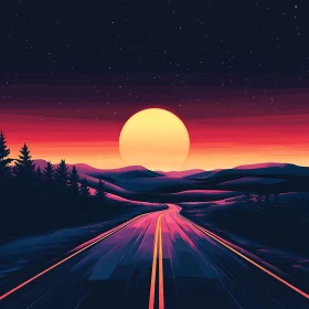 Scenic Sunset Drive