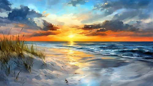 Coastal Sunset Impression
