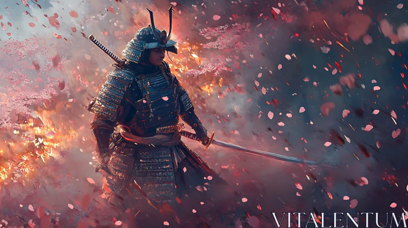 AI ART Warrior with Sword