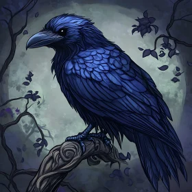 Raven on a Branch