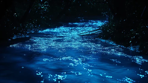 The Enchanted Blue River