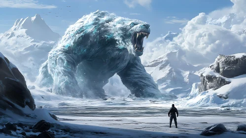 Colossal Ice Bear Encounter