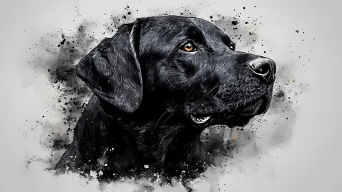 Black Labrador Art