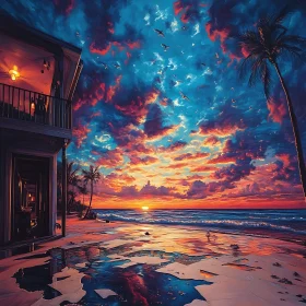 Tropical Sunset Paradise
