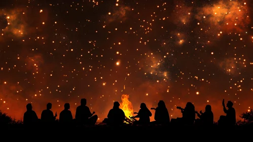 Starry Night Campfire