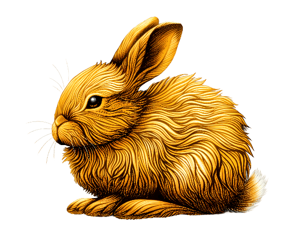 POD Design Intricate Rabbit Art