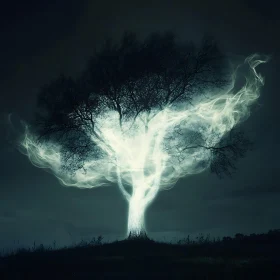 Glowing Tree of the Night