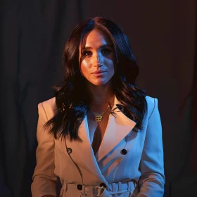 Elegant Meghan Markle Portrait
