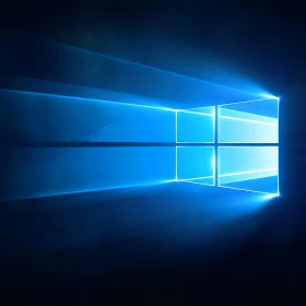 Radiant Blue Digital Windows Logo