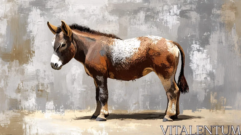 AI ART Artistic Donkey Portrait