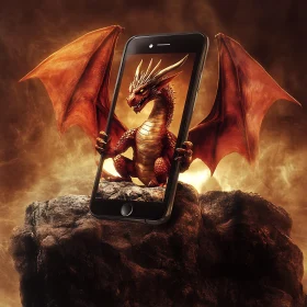 Mobile Dragon: A Tech-Infused Mythical Creature