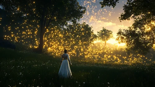 Fireflies at Dusk