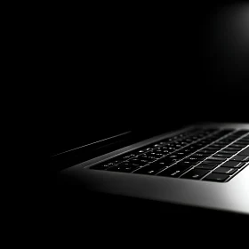 Backlit Keyboard in Dark Setting
