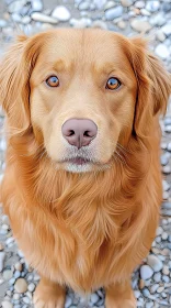 Canine Close-Up in Natural Setting
