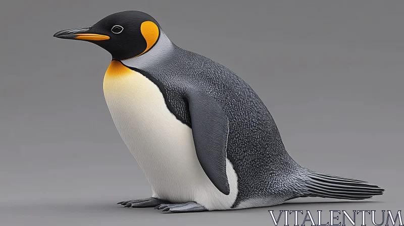 AI ART Penguin on Display