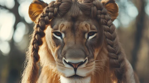 Braided Lioness