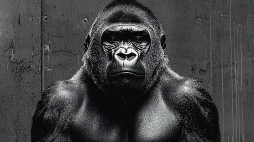 Powerful Gorilla Portrait