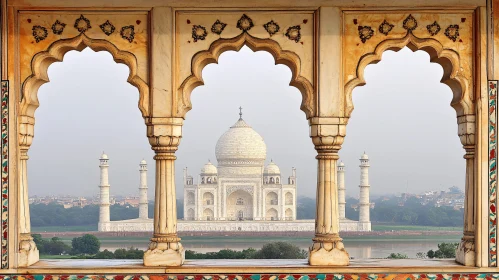 Iconic Taj Mahal View