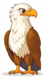 Illustrated Majestic Eagle