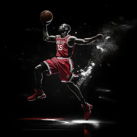 Athlete Mid-Air