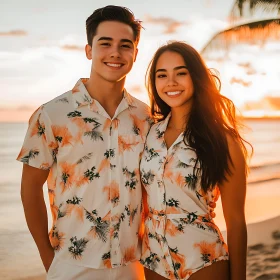 Tropical Sunset Romance on the Beach