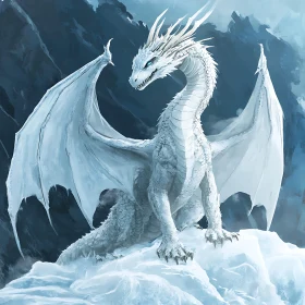 Winter Dragon: Guardian of the Frozen Peaks