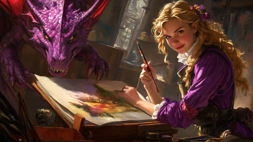 Dragon's Muse: A Painter's Fantasy