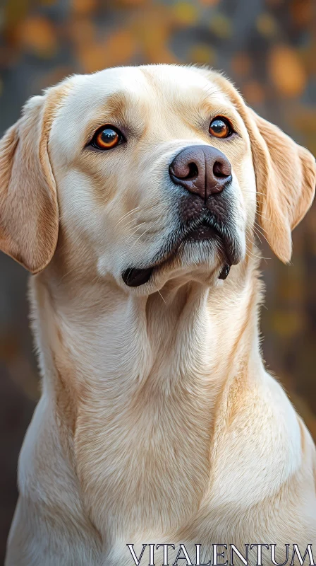 Labrador Retriever Close-Up AI Image