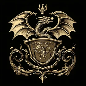 Dragon Emblem on Shield