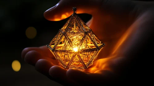 Geometric Ornament in Hand