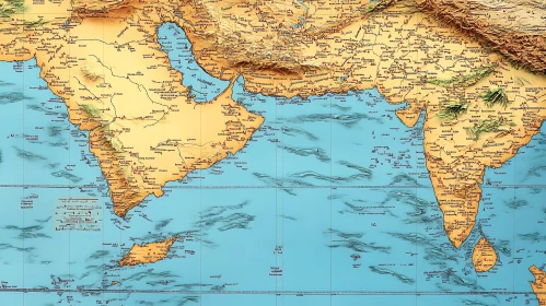 Artistic Asia and Middle East Cartography