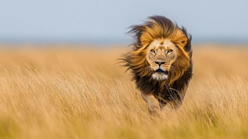 Majestic Lion Portrait