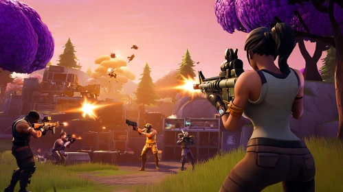Fortnite Characters in Action