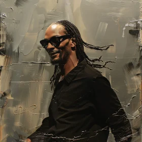 Snoop Dogg in Black