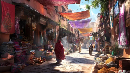 Exotic Street in Oriental City