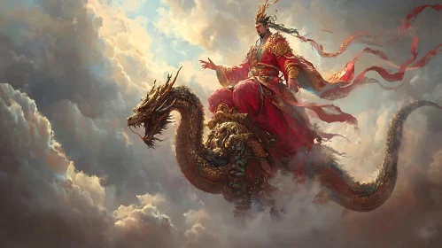 Fantasy Dragon Rider Art